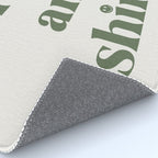 Rise And Shine Muted Green On Cream Rug Gallery Image 4