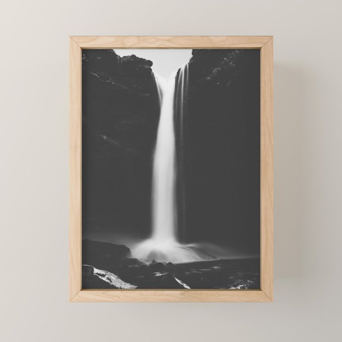 Hidden waterfall - Landscape and Nature Photography Mini Art Print Gallery Image 1