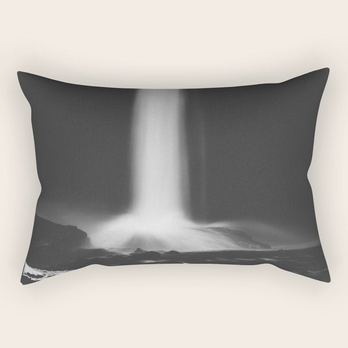 Hidden waterfall - Landscape and Nature Photography Rectangular Pillow Gallery Image 1