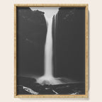 Hidden waterfall - Landscape and Nature Photography Serving Tray Gallery Image 1