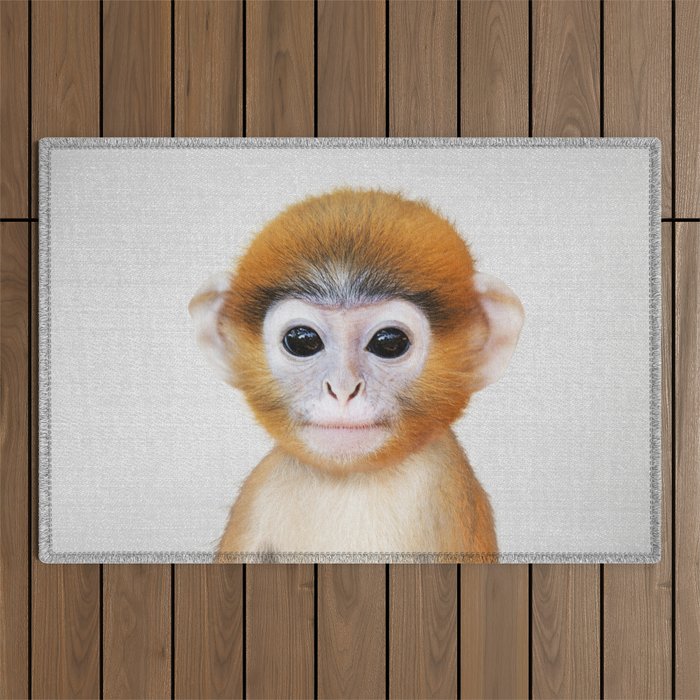 Baby Monkey - Colorful Outdoor Rug Gallery Image 1