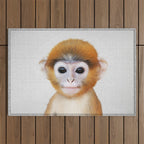 Baby Monkey - Colorful Outdoor Rug Gallery Image 1