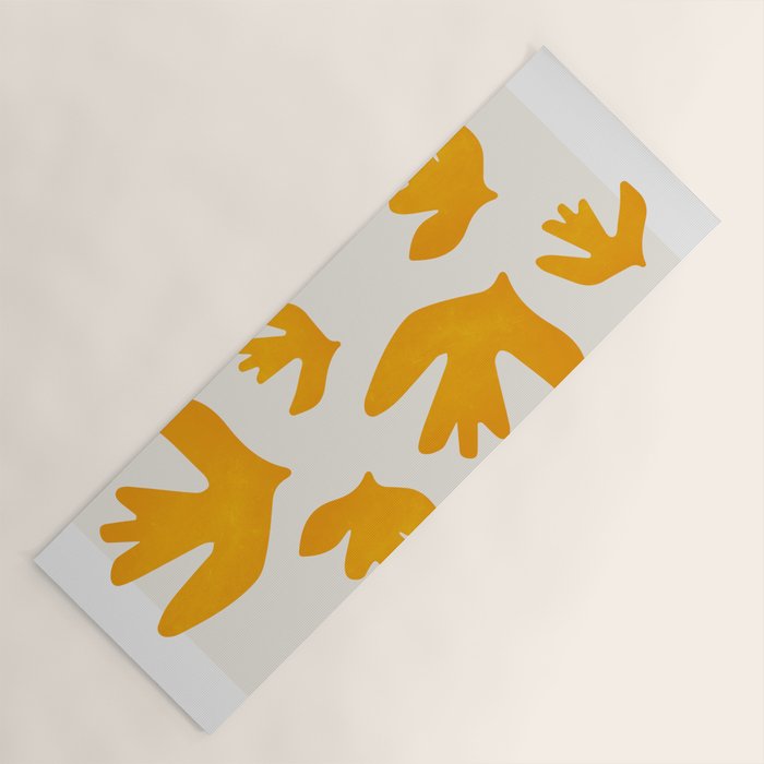 Golden Bell: Matisse Pastel Series 02 Yoga Mat Gallery Image 1