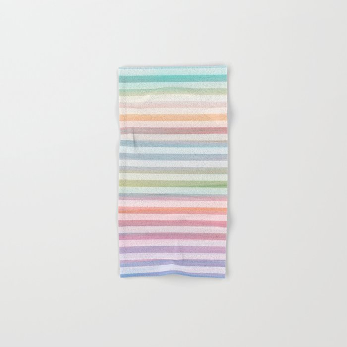 Colorful Soft Stripes Pattern Bath Towel Gallery Image 1