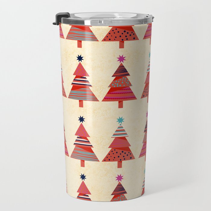 Three Christmas Trees Travel Mug Gallery Image 3