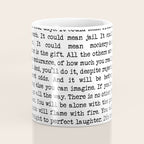 If You're Going To Try, Go All The Way Motivational Life Quote By Charles Bukowski, Factotum Coffee Mug Gallery Image 4