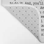 If You're Going To Try, Go All The Way Motivational Life Quote By Charles Bukowski, Factotum Bath Mat Gallery Image 2