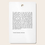 If You're Going To Try, Go All The Way Motivational Life Quote By Charles Bukowski, Factotum Cutting Board Gallery Image 1