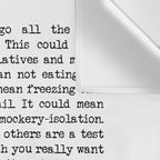 If You're Going To Try, Go All The Way Motivational Life Quote By Charles Bukowski, Factotum Wall Tapestry Gallery Image 3