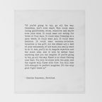If You're Going To Try, Go All The Way Motivational Life Quote By Charles Bukowski, Factotum Throw Blanket Gallery Image 2