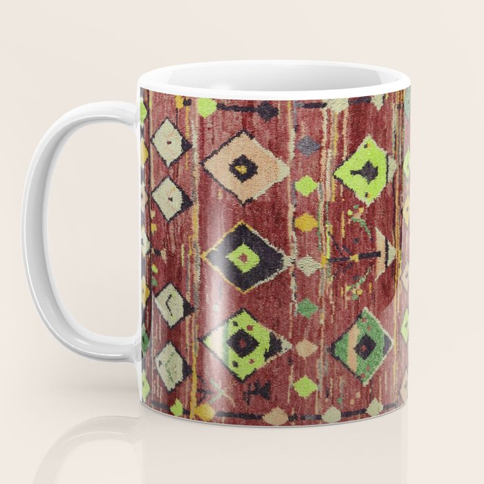 Moroccan Sunset Bohemian Geometric Pattern Coffee Mug Gallery Image 3