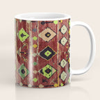Moroccan Sunset Bohemian Geometric Pattern Coffee Mug Gallery Image 1