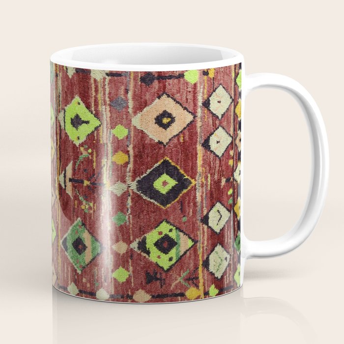 Moroccan Sunset Bohemian Geometric Pattern Coffee Mug Gallery Image 1