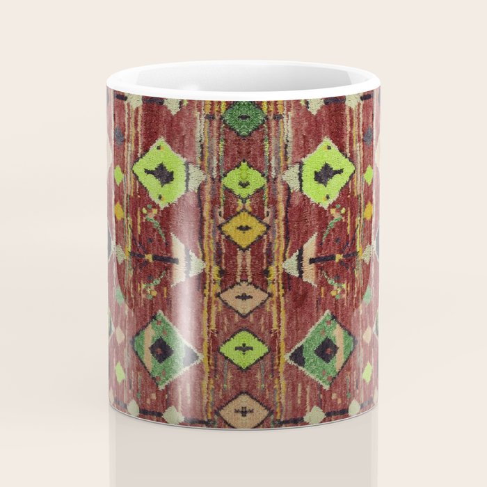 Moroccan Sunset Bohemian Geometric Pattern Coffee Mug Gallery Image 4