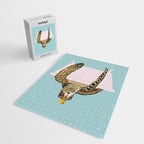 Sea Turtle in Bathtub Jigsaw Puzzle Gallery Image 2