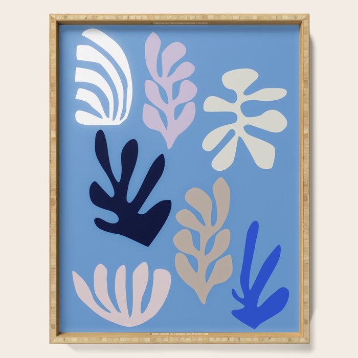 Seagrass 2 - oceanic Serving Tray Gallery Image 1