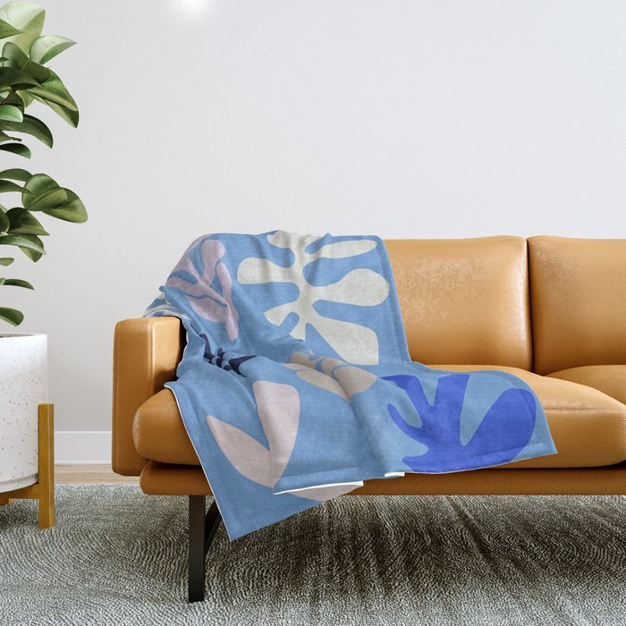 Seagrass 2 - oceanic Throw Blanket Gallery Image 1