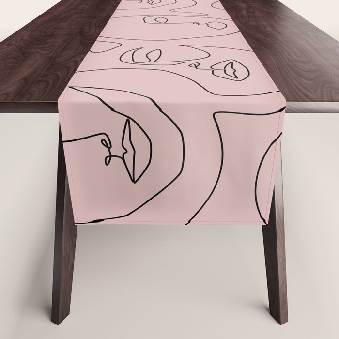 Blush Faces Table Runner Gallery Image 1