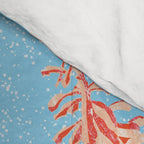 Dancing Pinecones in Light Blue & Red Comforter Gallery Image 4