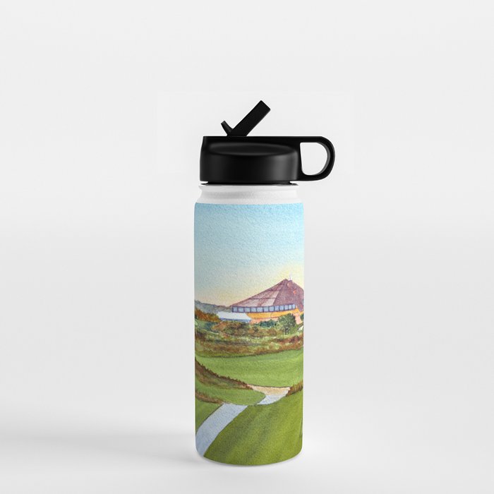 Montauk Downs State Park Golf Course New York Water Bottle Gallery Image 1