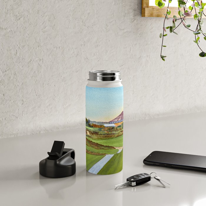 Montauk Downs State Park Golf Course New York Water Bottle Gallery Image 4