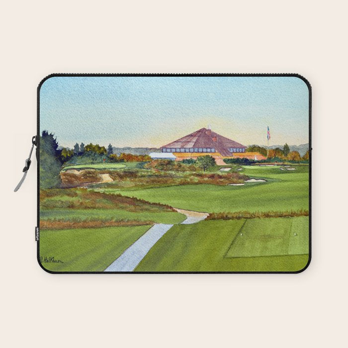 Montauk Downs State Park Golf Course New York Laptop Sleeve Gallery Image 1