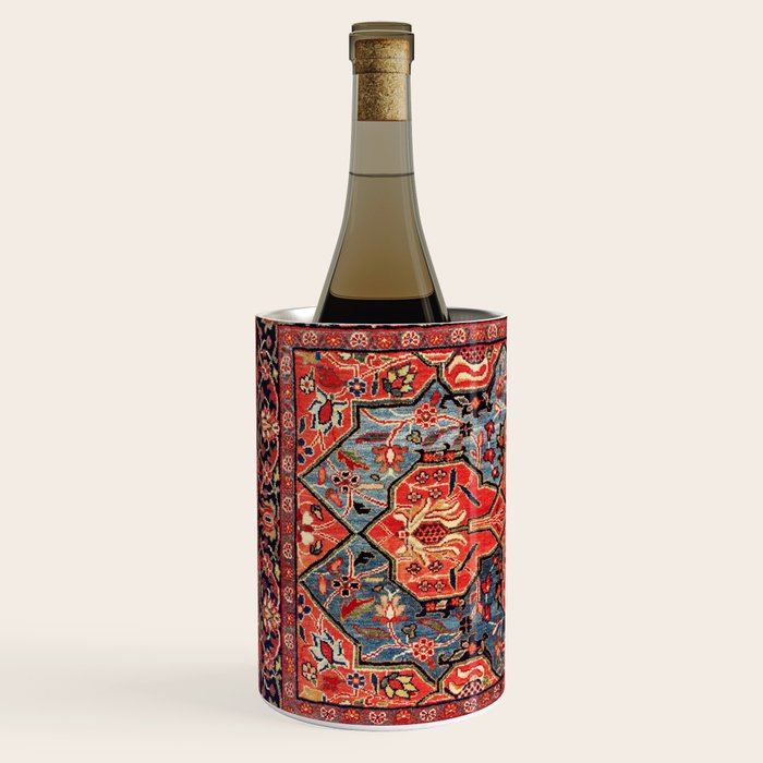 Kashan Poshti Central Persian Rug Print Wine Chiller Gallery Image 2