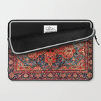 Kashan Poshti Central Persian Rug Print Laptop Sleeve Gallery Image 2