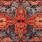 Kashan Poshti Central Persian Rug Print Coffee Mug Gallery Image 2