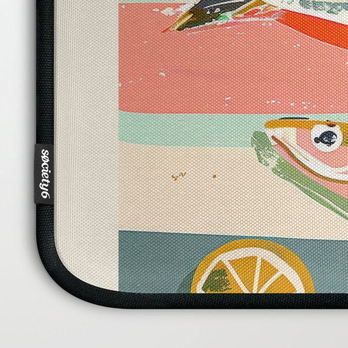 Sardines on Stripes Laptop Sleeve Gallery Image 3