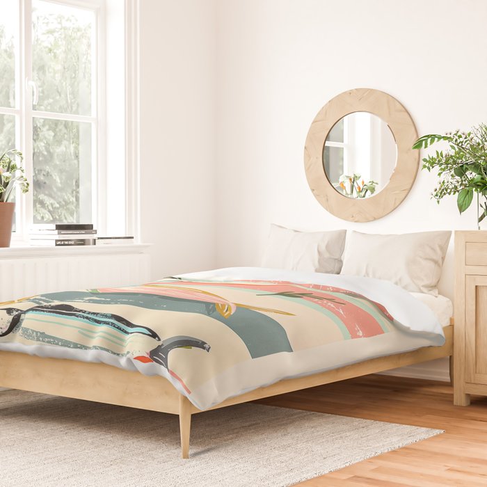 Sardines on Stripes Duvet Cover Gallery Image 2