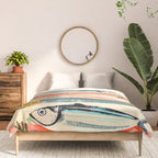 Sardines on Stripes Comforter Gallery Image 3