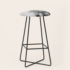 Horses - Black & White Stool Gallery Image 1
