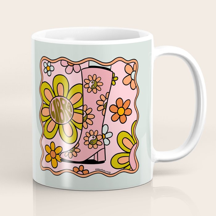 Libra Groovy Boot Coffee Mug Gallery Image 1