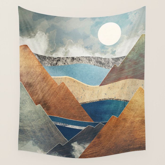 Mountain Pass Wall Tapestry Gallery Image 4
