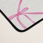 Bows & Ribbons Pattern VIII Y2K Pink Desk Mat Gallery Image 4