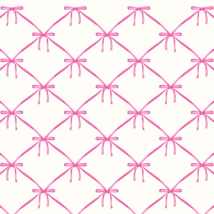 Bows & Ribbons Pattern VIII Y2K Pink Coffee Mug Gallery Image 2