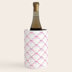 Bows & Ribbons Pattern VIII Y2K Pink Wine Chiller Gallery Image 2