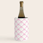 Bows & Ribbons Pattern VIII Y2K Pink Wine Chiller Gallery Image 1
