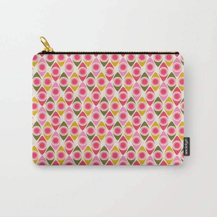 Mid Century Modern Geo pattern 2 Carry All Pouch Gallery Image 1