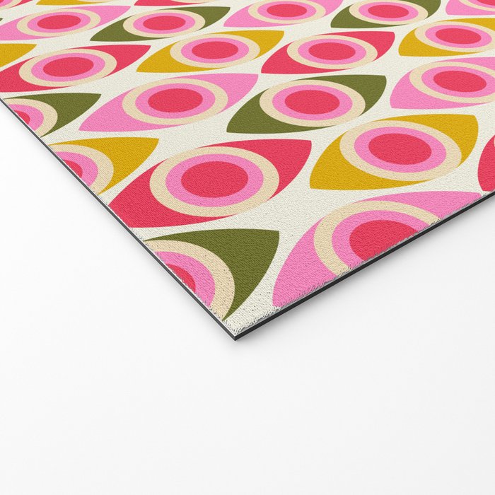 Mid Century Modern Geo pattern 2 Welcome Mat Gallery Image 2