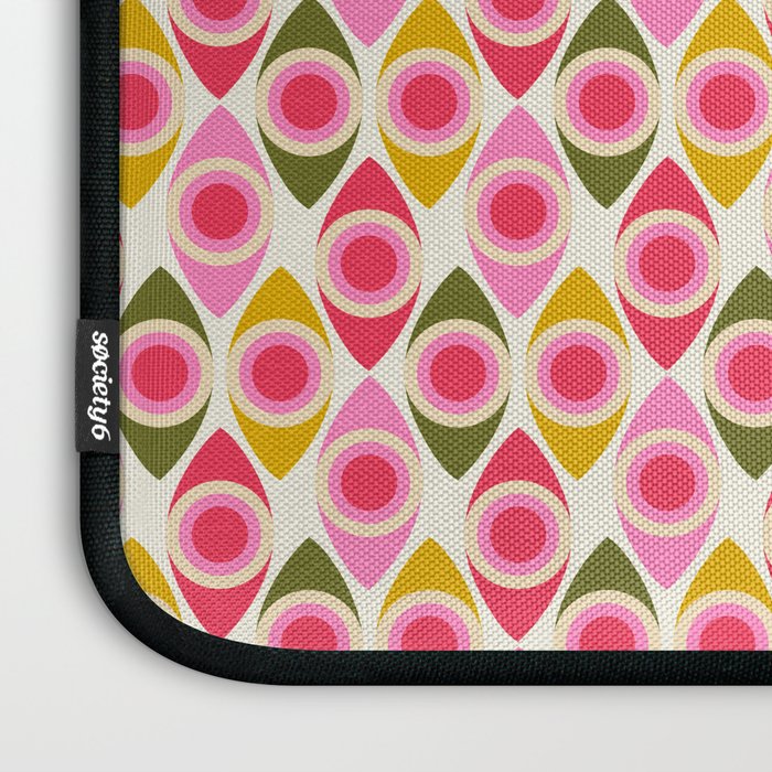 Mid Century Modern Geo pattern 2 Laptop Sleeve Gallery Image 3