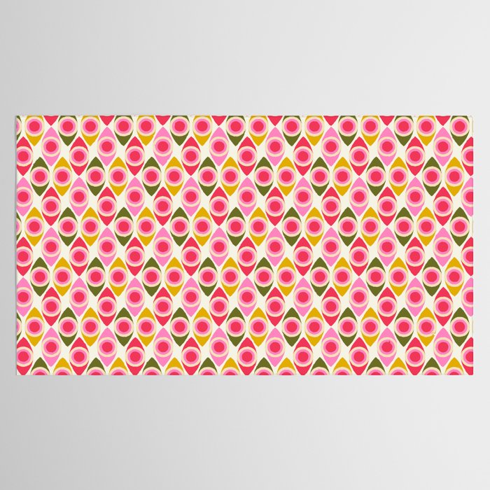 Mid Century Modern Geo pattern 2 Tablecloth Gallery Image 2