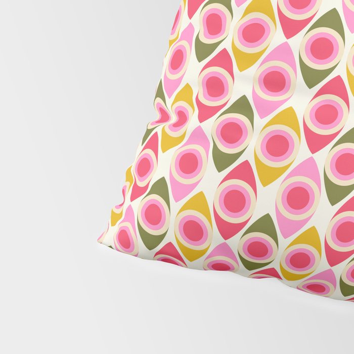 Mid Century Modern Geo pattern 2 Pillow Sham Gallery Image 4
