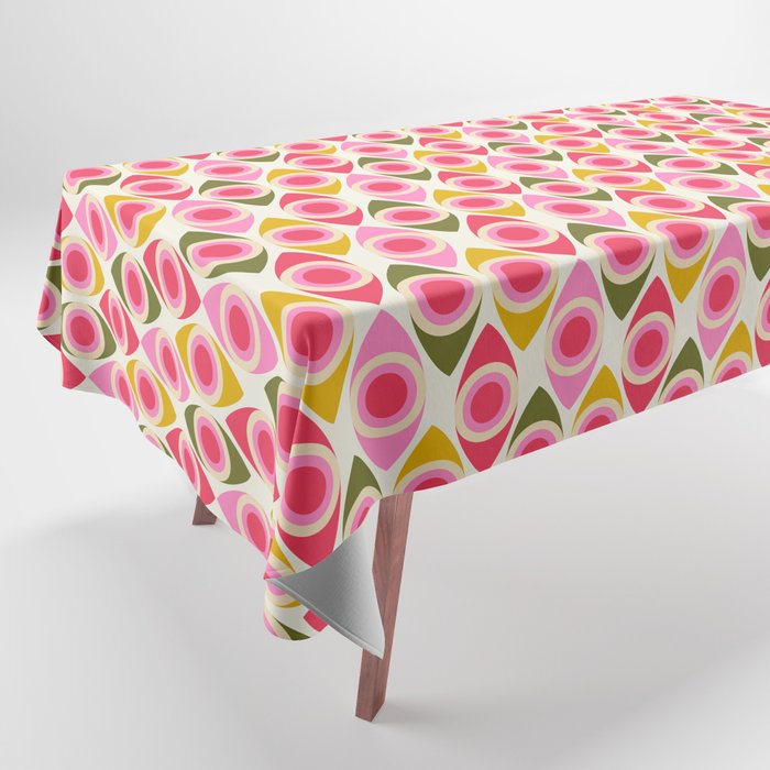 Mid Century Modern Geo pattern 2 Tablecloth Gallery Image 1