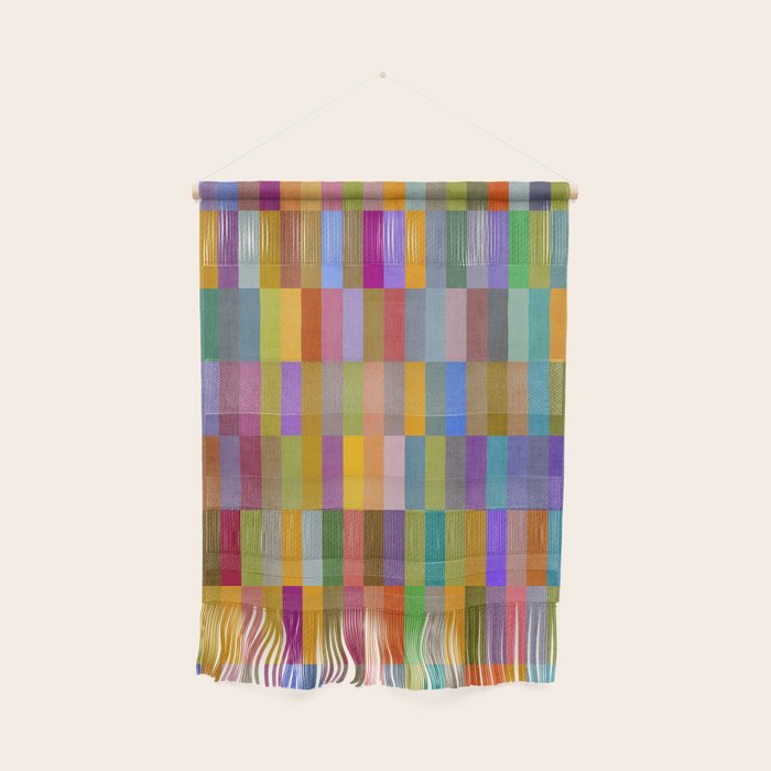 Colorful Mosaic Geometric Klee Tones 01 Wall Hanging Gallery Image 1