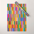 Colorful Mosaic Geometric Klee Tones 01 Wrapping Paper Gallery Image 1