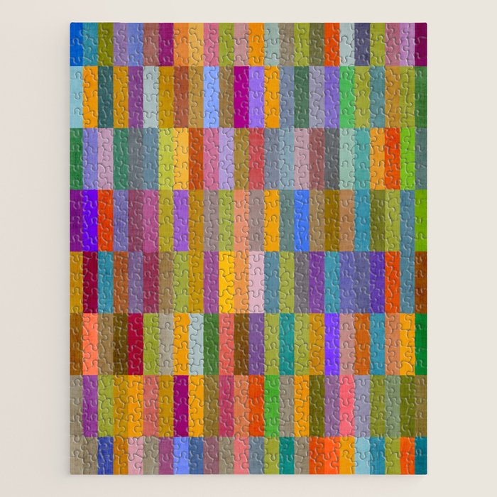 Colorful Mosaic Geometric Klee Tones 01 Jigsaw Puzzle Gallery Image 1
