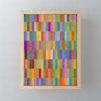 Colorful Mosaic Geometric Klee Tones 01 Mini Art Print Gallery Image 1