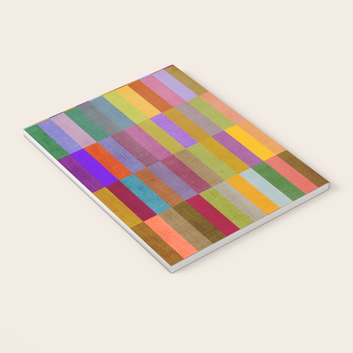 Colorful Mosaic Geometric Klee Tones 01 Notebook Gallery Image 3